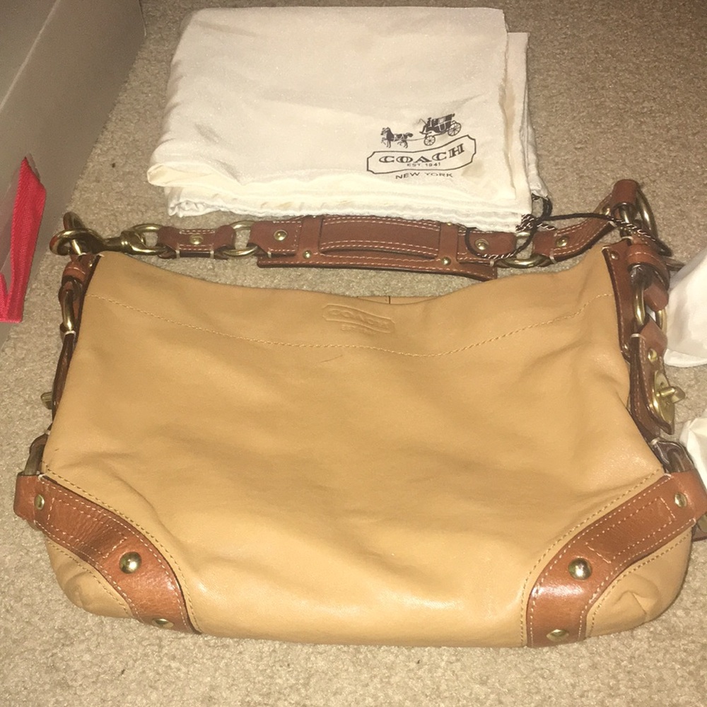 Coach leather purse